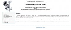 International Workshop on Intelligent Robots - (iR 2013)